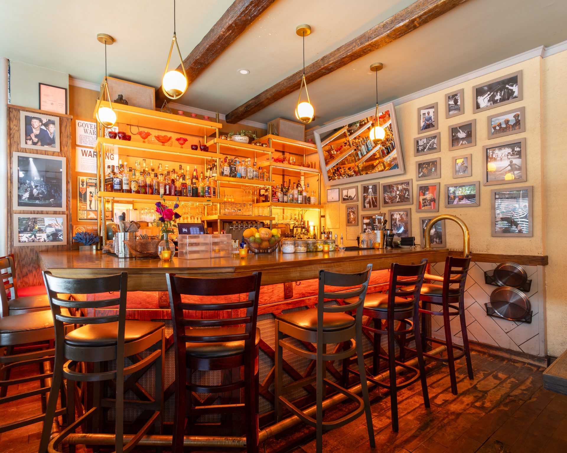 The bar at The Good Good