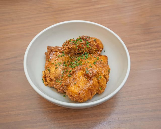 Hot Honey Fried Chicken.