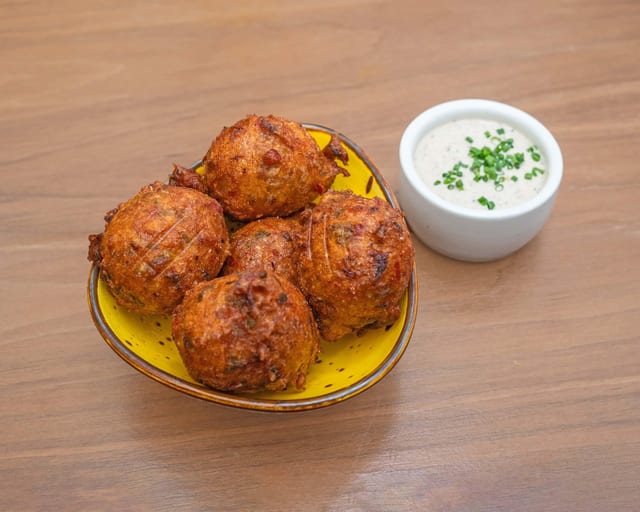 Codfish Fritters.